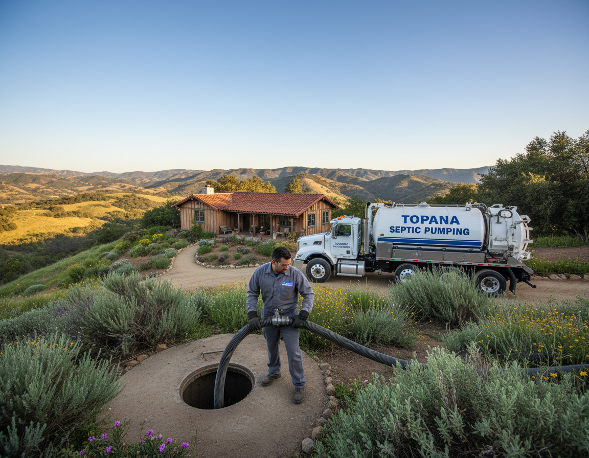 Septic Tank Emptying in Topanga