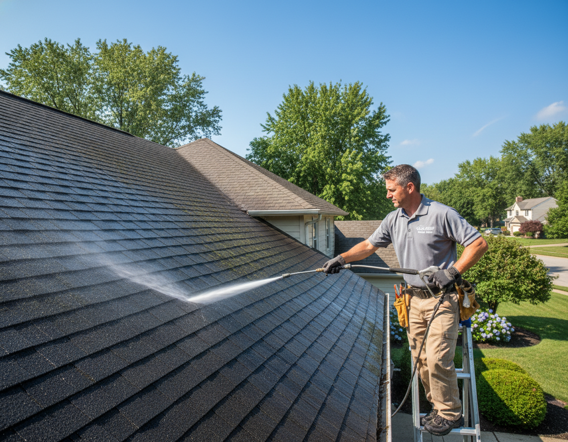Roof Cleaning In Upper Arlington